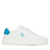 Сникърси Calvin Klein Jeans Chunky Cupsole Ru Patch Lth YM0YM01296 Бял цвят на ниска цена