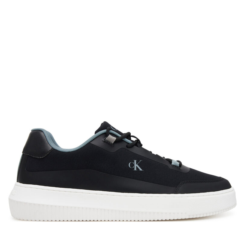 Сникърси Calvin Klein Jeans Chunky Cupsole Tech Ripstop YM0YM01204 Черен цвят на ниска цена