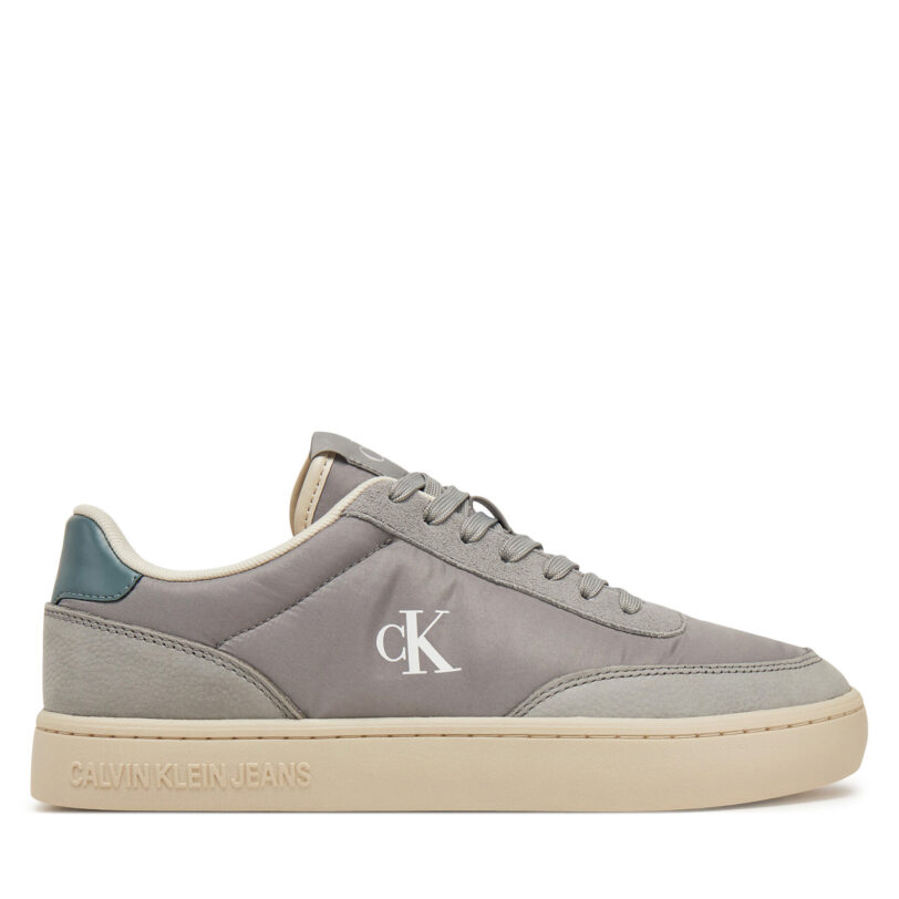 Сникърси Calvin Klein Jeans Classic Cupsole In Tc YM0YM01194 Сив цвят на ниска цена