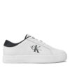 Сникърси Calvin Klein Jeans Classic Cupsole Low Laceup Lth YM0YM00864 Бежов цвят на ниска цена