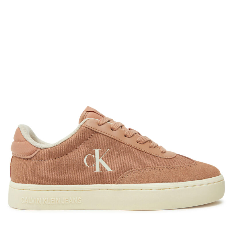 Сникърси Calvin Klein Jeans Classic Cupsole Low Mix Mg Wn YW0YW01636 Розов цвят на ниска цена