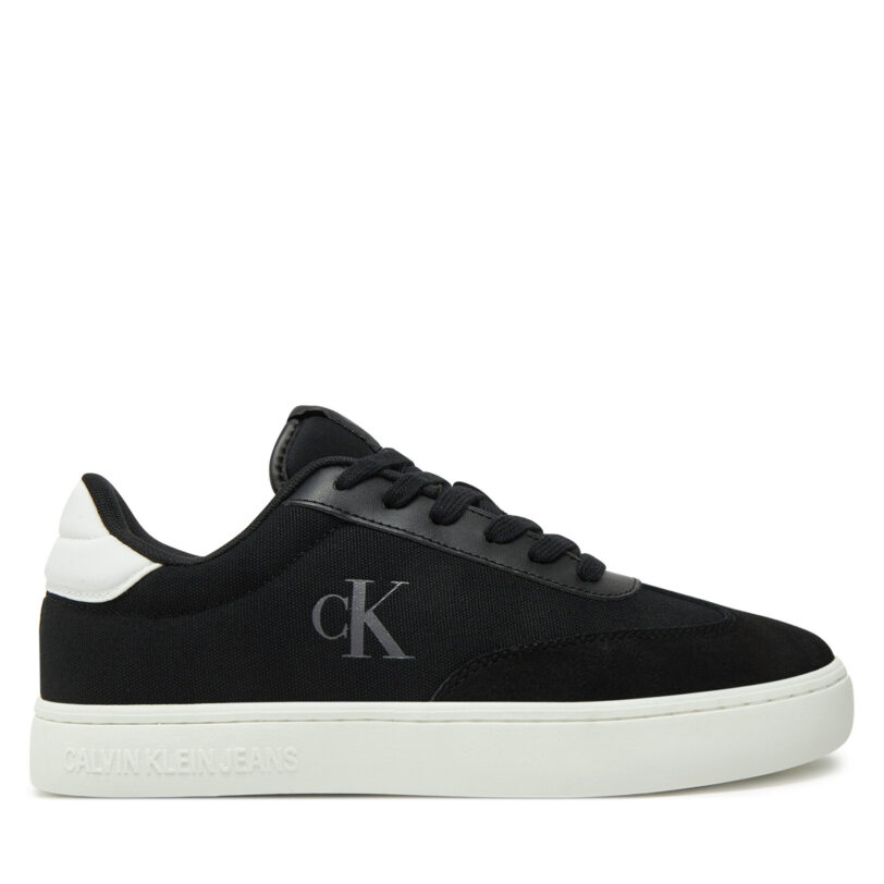 Сникърси Calvin Klein Jeans Classic Cupsole Low Mix Mg YM0YM01169 Черен цвят на ниска цена