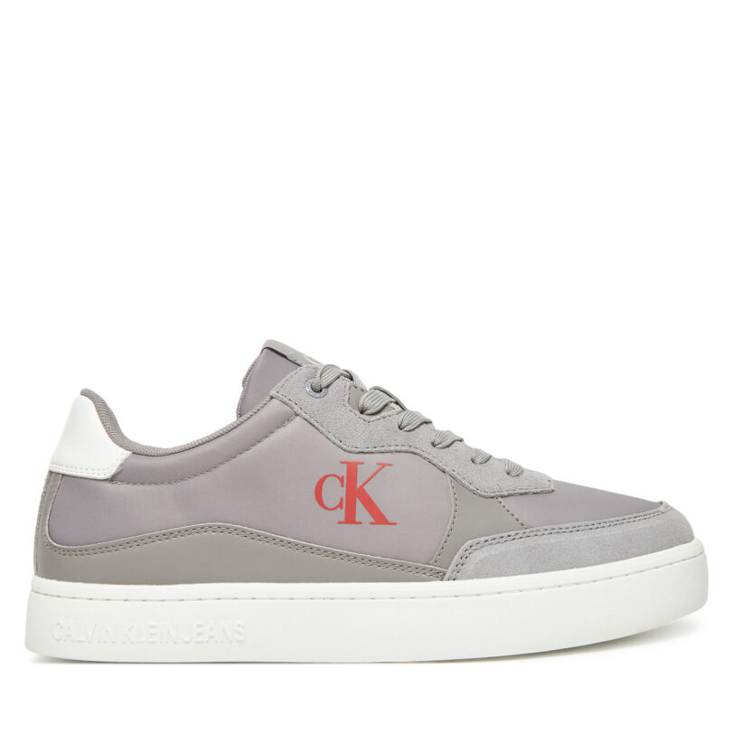 Сникърси Calvin Klein Jeans Classic Cupsole Mg Nylon Mix YM0YM01304 Сив цвят на ниска цена