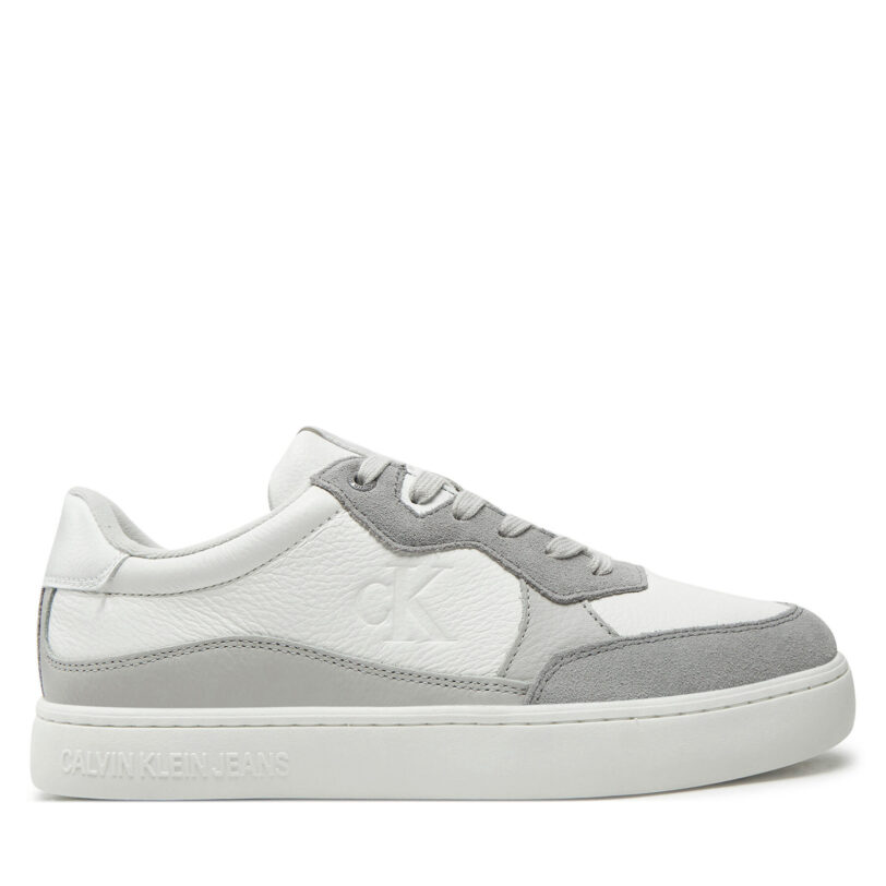 Сникърси Calvin Klein Jeans Classic Cupsole Mg Wmm YM0YM01153 Бял цвят на ниска цена
