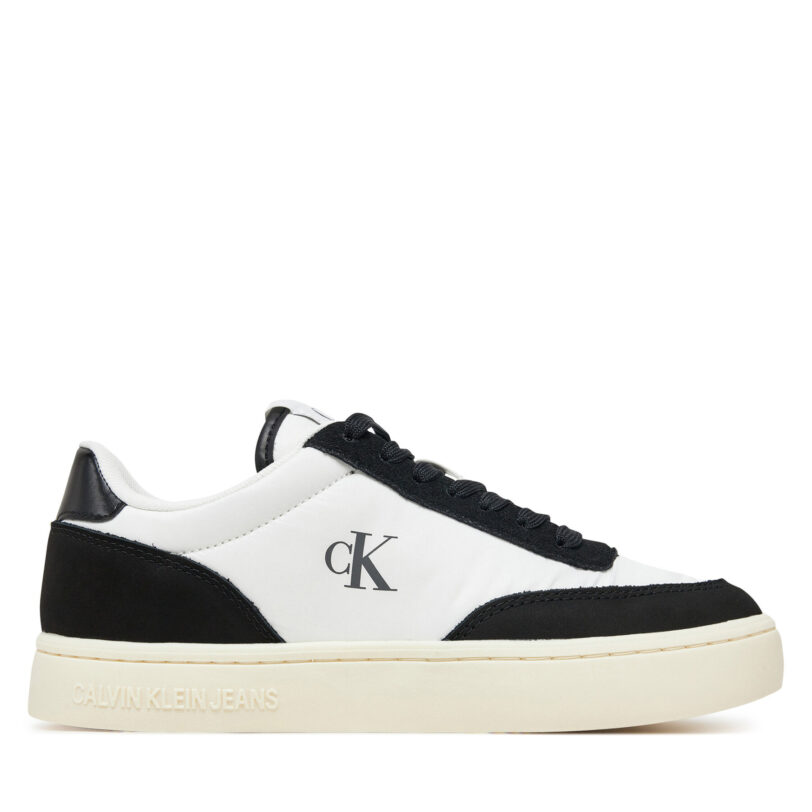 Сникърси Calvin Klein Jeans Classic Cupsole Mix In YW0YW01767 Бял цвят на ниска цена