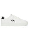 Сникърси Calvin Klein Jeans Classic Cupsole Mono Lth YM0YM01369 Бял цвят на ниска цена