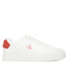 Сникърси Calvin Klein Jeans Classic Cupsole Ru Patch Lth YM0YM01297 Бял цвят на ниска цена