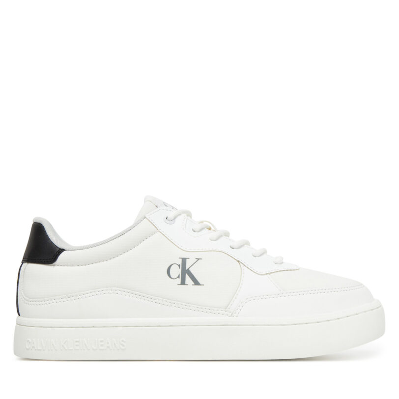 Сникърси Calvin Klein Jeans Classic Cupsole Tech Ripstop YM0YM01202 Бял цвят на ниска цена
