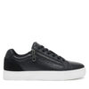 Сникърси Calvin Klein Jeans Classic Cupsole Zip Low In YM0YM01254 Черен цвят на ниска цена