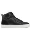 Сникърси Calvin Klein Jeans Classic Cupsole Zip Mid In YM0YM01156 Черен цвят на ниска цена