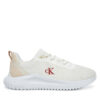 Сникърси Calvin Klein Jeans Eva Runner L-Up Mix Mesh Logo Ck YW0YW01851 Бял цвят на ниска цена