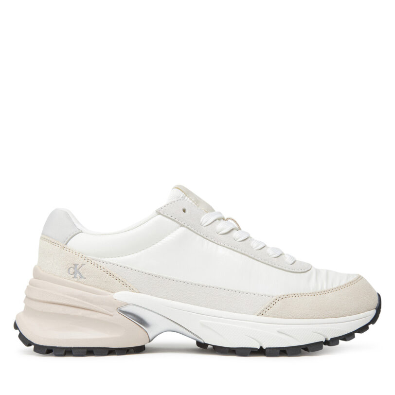 Сникърси Calvin Klein Jeans Hike Runner Mg Nylon Perl YW0YW01963 Бял цвят на ниска цена