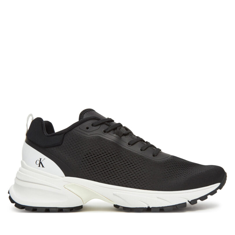 Сникърси Calvin Klein Jeans Hike Runner Tech Knit YM0YM01284 Черен цвят на ниска цена