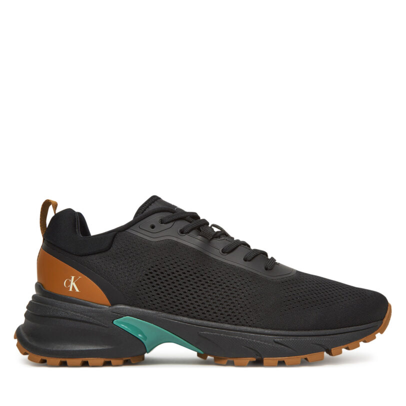Сникърси Calvin Klein Jeans Hike Runner Tech Knit YM0YM01284 Черен цвят на ниска цена
