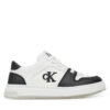 Сникърси Calvin Klein Jeans Low Cut Lace-Up Sneaker V3X9-82093-1697 M Бял цвят на ниска цена