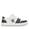 Сникърси Calvin Klein Jeans Low Cut Lace-Up Sneaker V3X9-82093-1697 S Бял цвят на ниска цена
