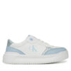 Сникърси Calvin Klein Jeans Low Cut Lace-Up V3A9-82020-1355 Бял цвят на ниска цена
