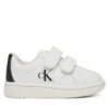 Сникърси Calvin Klein Jeans Low Cut Lace Velcro Sneaker V1X9-82080-1355 M Бял цвят на ниска цена
