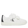 Сникърси Calvin Klein Jeans Low Cut Lace Velcro Sneaker V1X9-82080-1355 S Бял цвят на ниска цена