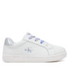 Сникърси Calvin Klein Jeans Low Cut Lece-UP V1A9-82009-1355X S Бял цвят на ниска цена