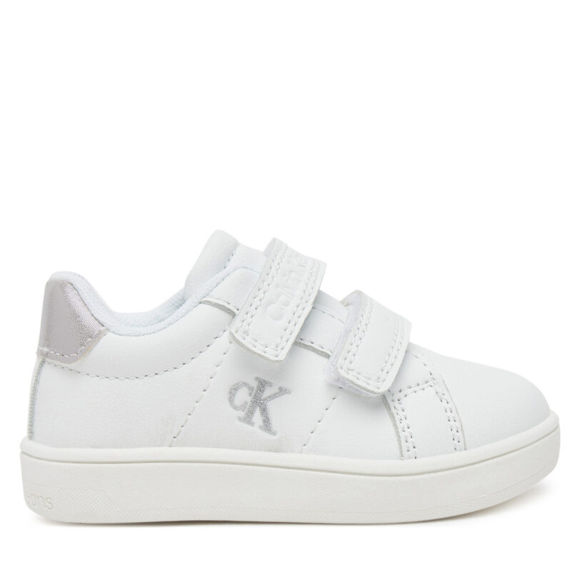 Сникърси Calvin Klein Jeans Low Cut VelCro V1A9-82007-1355X Бял цвят на ниска цена