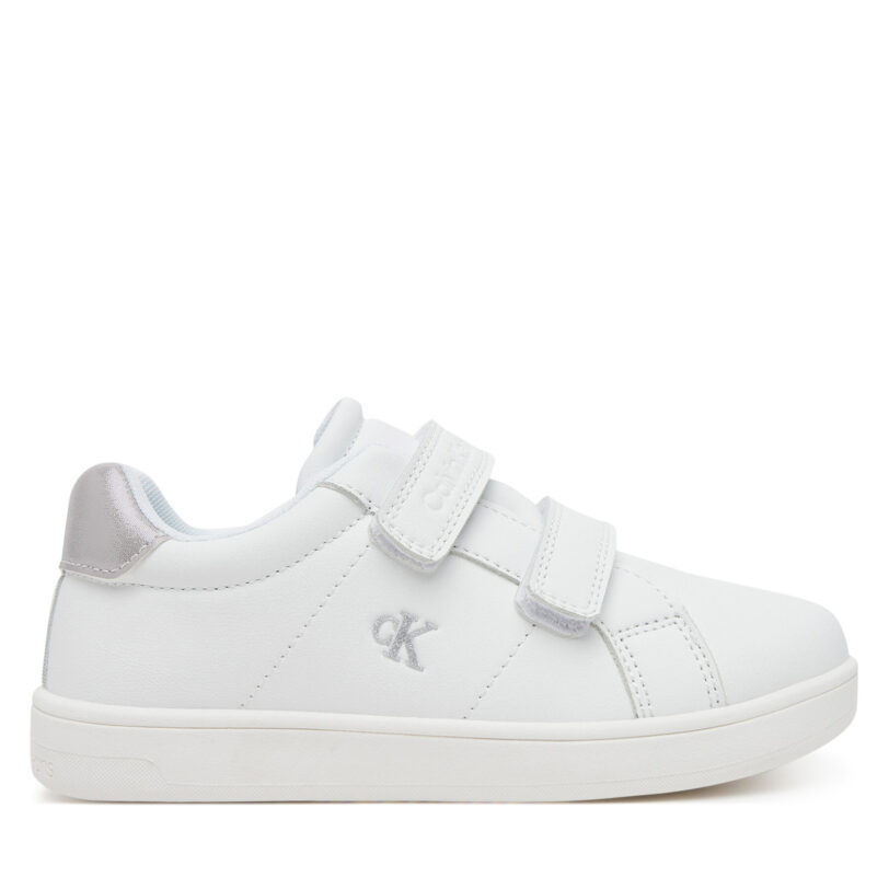 Сникърси Calvin Klein Jeans Low Cut Velcro Sneaker V1A9-82007-1355 S Бял цвят на ниска цена