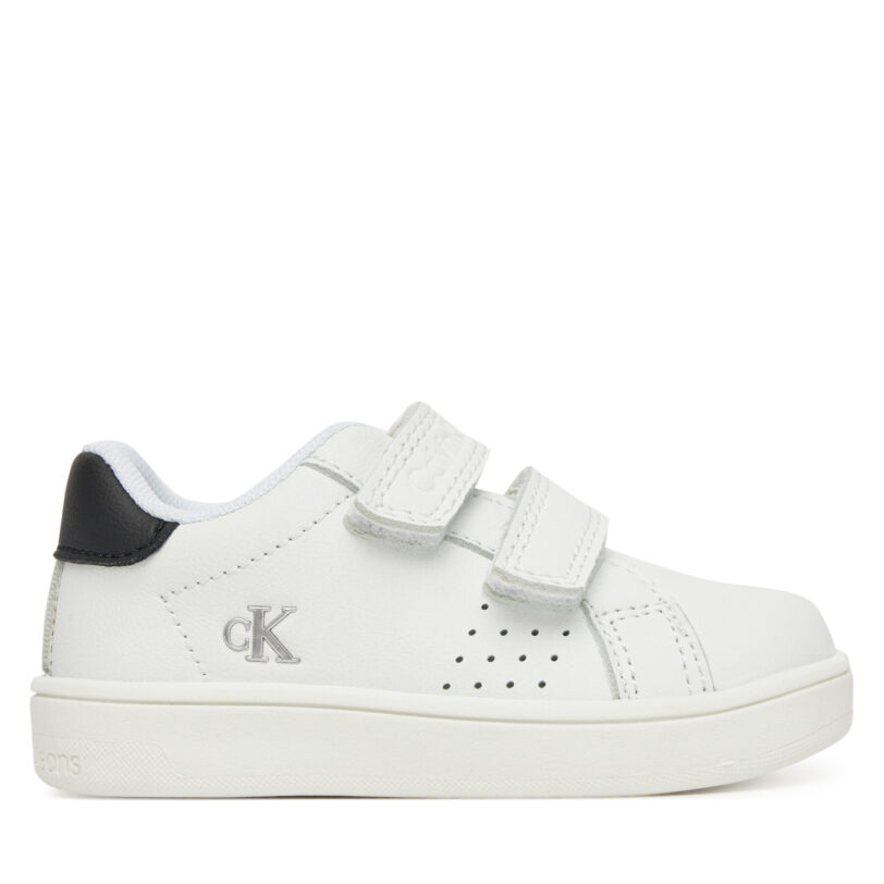 Сникърси Calvin Klein Jeans Low Cut Velcro Sneaker V1X9-82074-1355 M Бял цвят на ниска цена