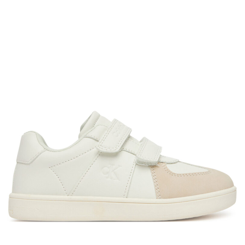 Сникърси Calvin Klein Jeans Low Cut Velcro Sneaker V1X9-82075-1269 S Бял цвят на ниска цена