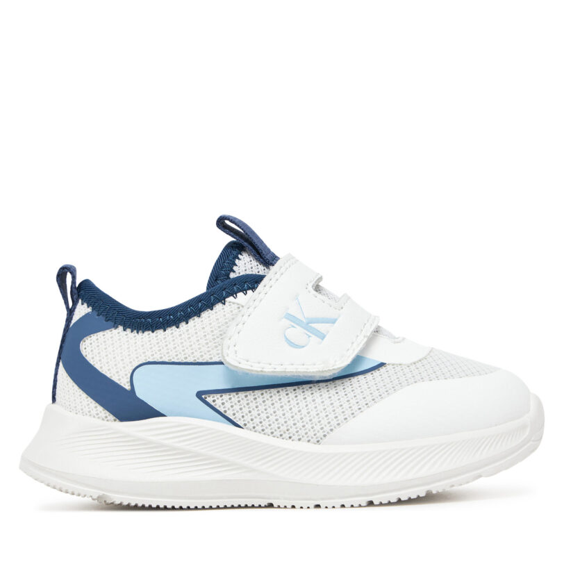 Сникърси Calvin Klein Jeans Low Cut Velcro V1X9-83001-1697Y Бял цвят на ниска цена