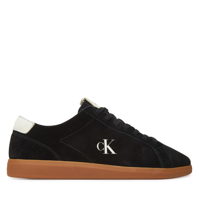 Сникърси Calvin Klein Jeans Low Profile Cupsole Su YM0YM01321 Черен цвят на ниска цена