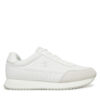 Сникърси Calvin Klein Jeans Retro Runner Low Laceup Canvas YW0YW01888 Бял цвят на ниска цена
