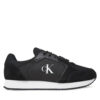 Сникърси Calvin Klein Jeans Retro Runner Sock Lace Up Ny-Su YM0YM01326 Черен цвят на ниска цена