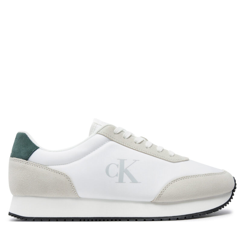 Сникърси Calvin Klein Jeans Retro Runner YM0YM01119 Екрю цвят на ниска цена