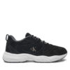 Сникърси Calvin Klein Jeans Retro Tennis Low Mg Mix Media YM0YM01171 Черен цвят на ниска цена