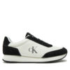 Сникърси Calvin Klein Jeans Runner Laceup Low Mix Mg YW0YW01798 Бял цвят на ниска цена