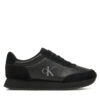 Сникърси Calvin Klein Jeans Runner Laceup Low Mix Mg YW0YW01798 Черен цвят на ниска цена