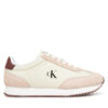 Сникърси Calvin Klein Jeans Runner Laceup Mg Nylon Mix YW0YW01828 Екрю цвят на ниска цена