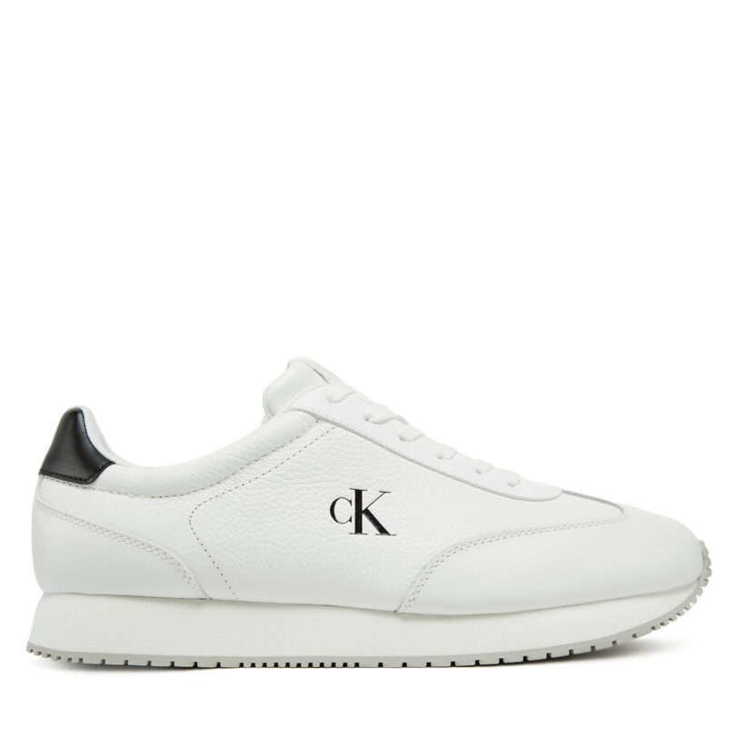 Сникърси Calvin Klein Jeans Runner Laceup Tc YM0YM01187 Бял цвят на ниска цена