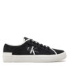 Сникърси Calvin Klein Jeans Skater Vulcanized Low Cs Ml Mr YW0YW01453 Черен цвят на ниска цена
