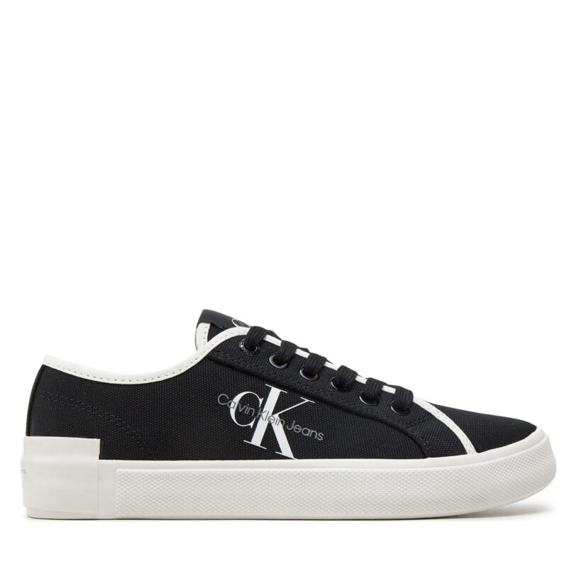 Сникърси Calvin Klein Jeans Skater Vulcanized Low Cs Ml Mr YW0YW01453 Черен цвят на ниска цена