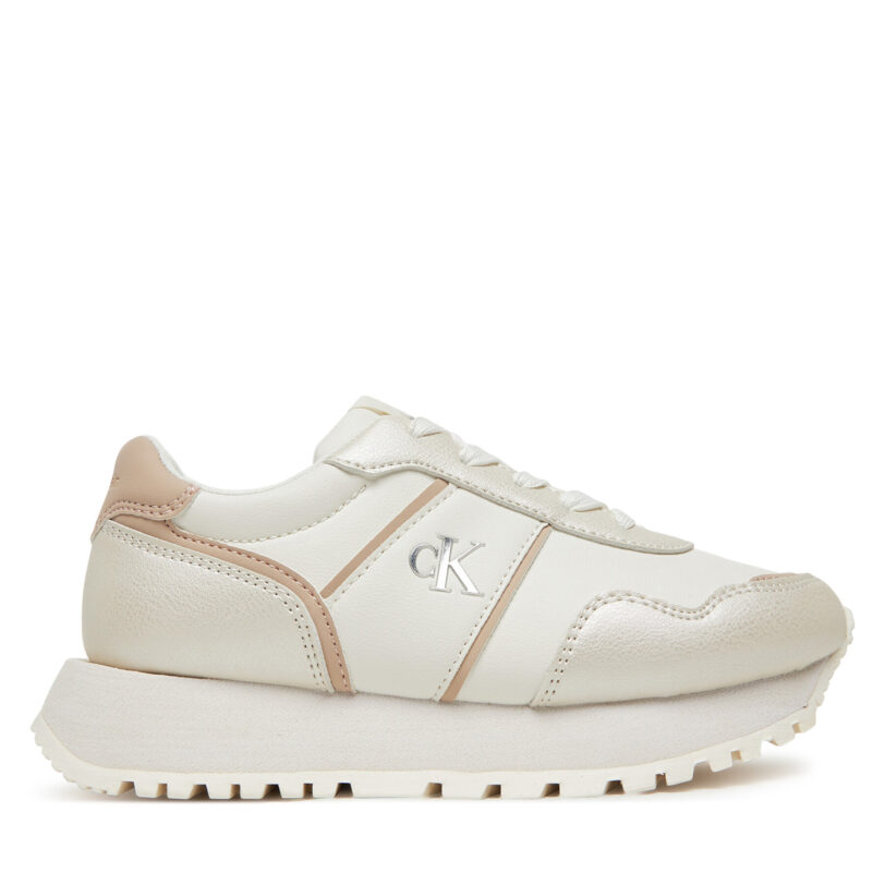 Сникърси Calvin Klein Jeans V3A9-82034-1355A M Екрю цвят на ниска цена