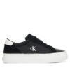 Сникърси Calvin Klein Jeans Vulc Flatform Mg Nylon Mix YW0YW01896 Черен цвят на ниска цена