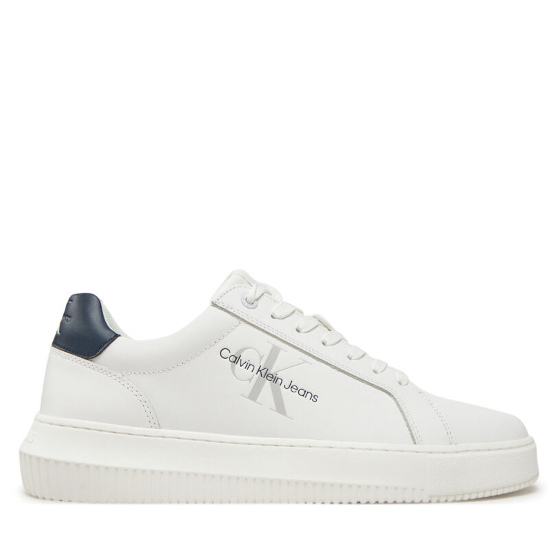 Сникърси Calvin Klein Jeans YM0YM00681 Бял цвят на ниска цена