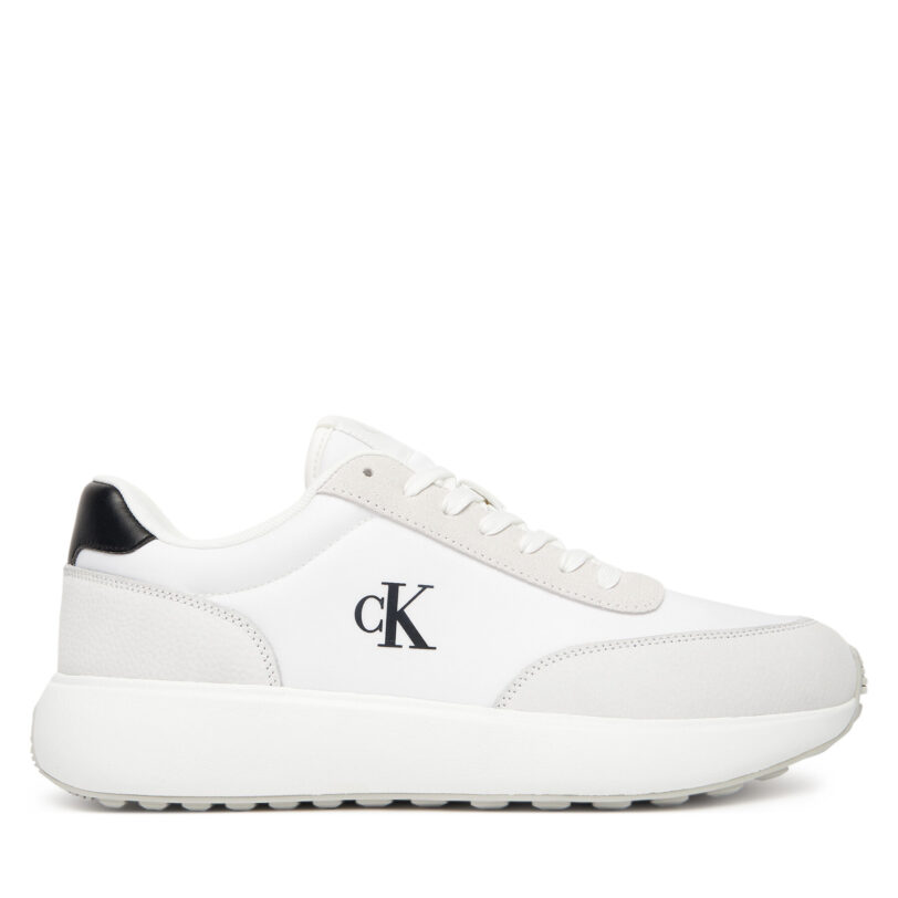 Сникърси Calvin Klein Jeans YM0YM01370 Бял цвят на ниска цена