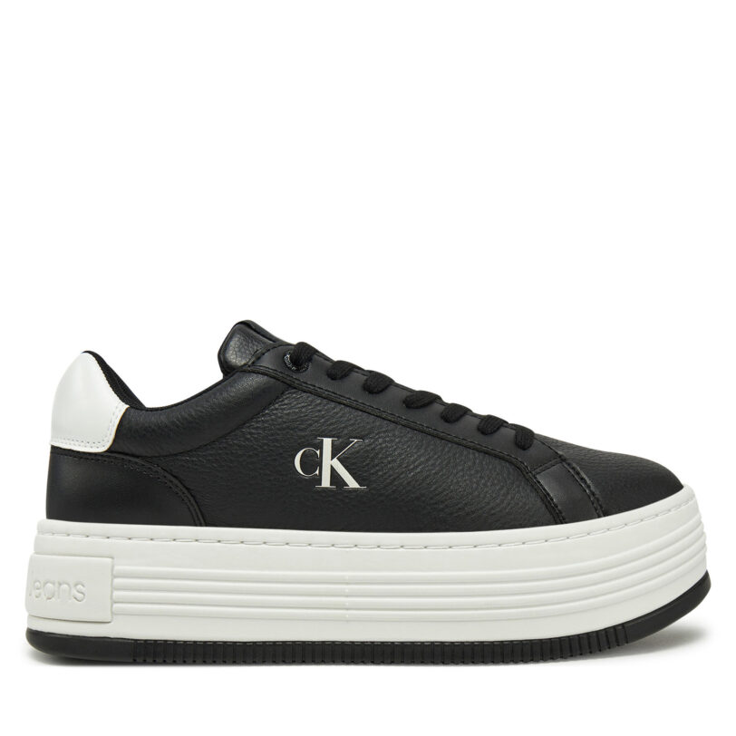Сникърси Calvin Klein Jeans YW0YW01766 Черен цвят на ниска цена