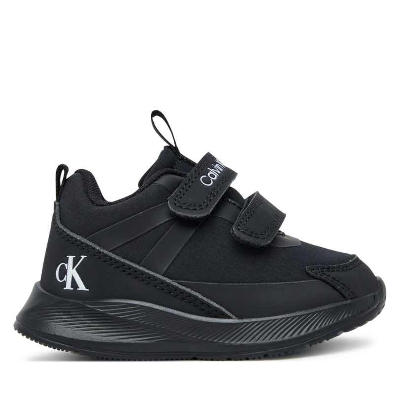 Сникърси Calvin Klein Low Cut Velcro Sneaker V1B9-83169-1845 M Черен цвят на ниска цена