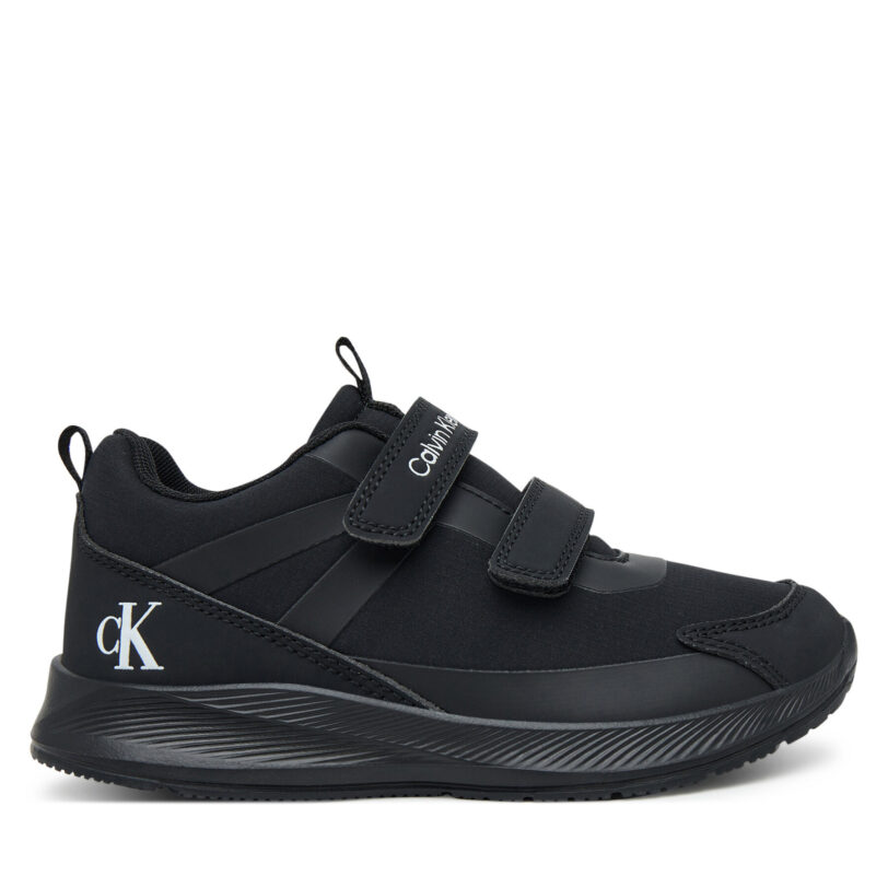 Сникърси Calvin Klein Low Cut Velcro Sneaker V1B9-83169-1845 S Черен цвят на ниска цена