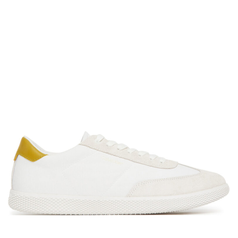 Сникърси Calvin Klein Low Top Lace Up Cv Mix HM0HM01724 Бял цвят на ниска цена