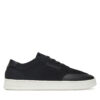 Сникърси Calvin Klein Low Top Lace Up Knit HM0HM01726 Черен цвят на ниска цена