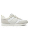 Сникърси Calvin Klein Low Top Lace Up Mix HM0HM01554 Бял цвят на ниска цена